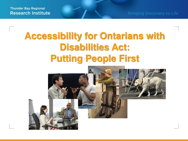 accessibility for ontarians with disabilities