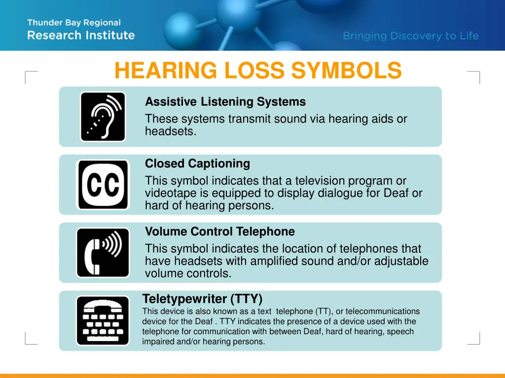 hearing loss symbols