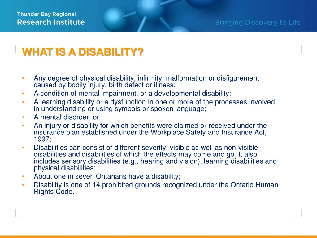 what is a disability