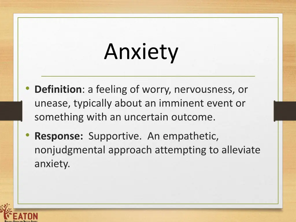 anxiety