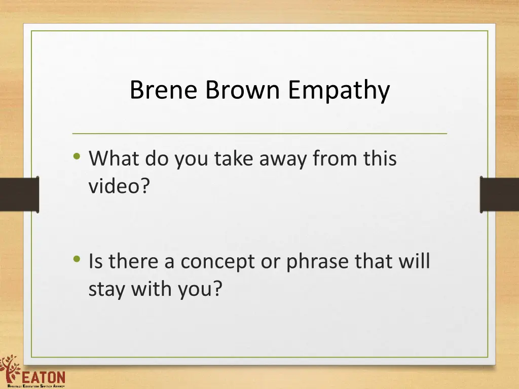 brene brown empathy