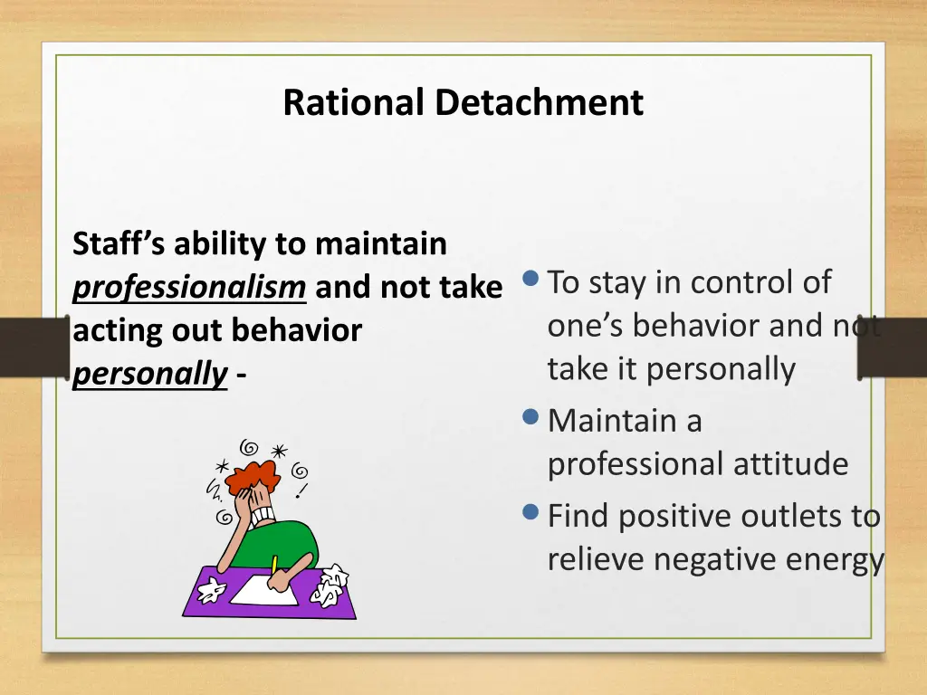 rational detachment