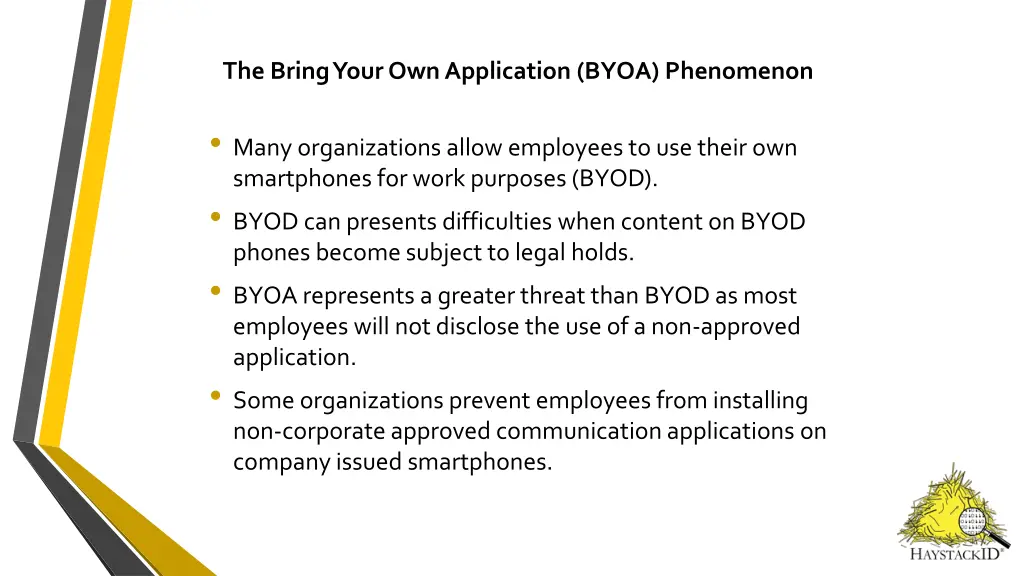 the bring your own application byoa phenomenon