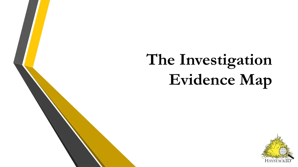 the investigation evidence map