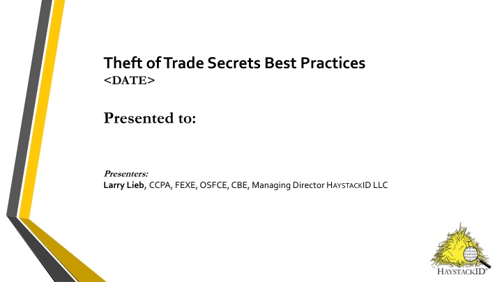 theft of trade secrets best practices date