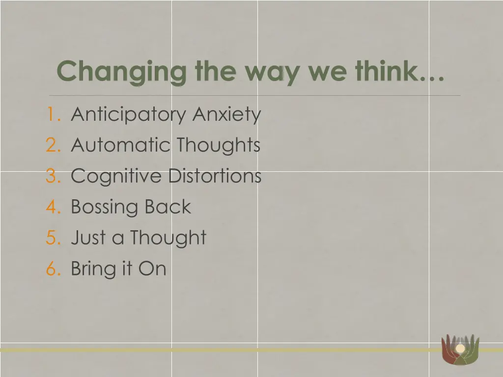 changing the way we think