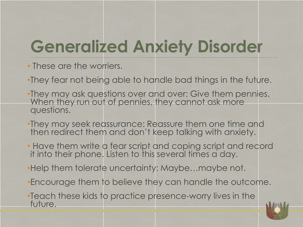 generalized anxiety disorder