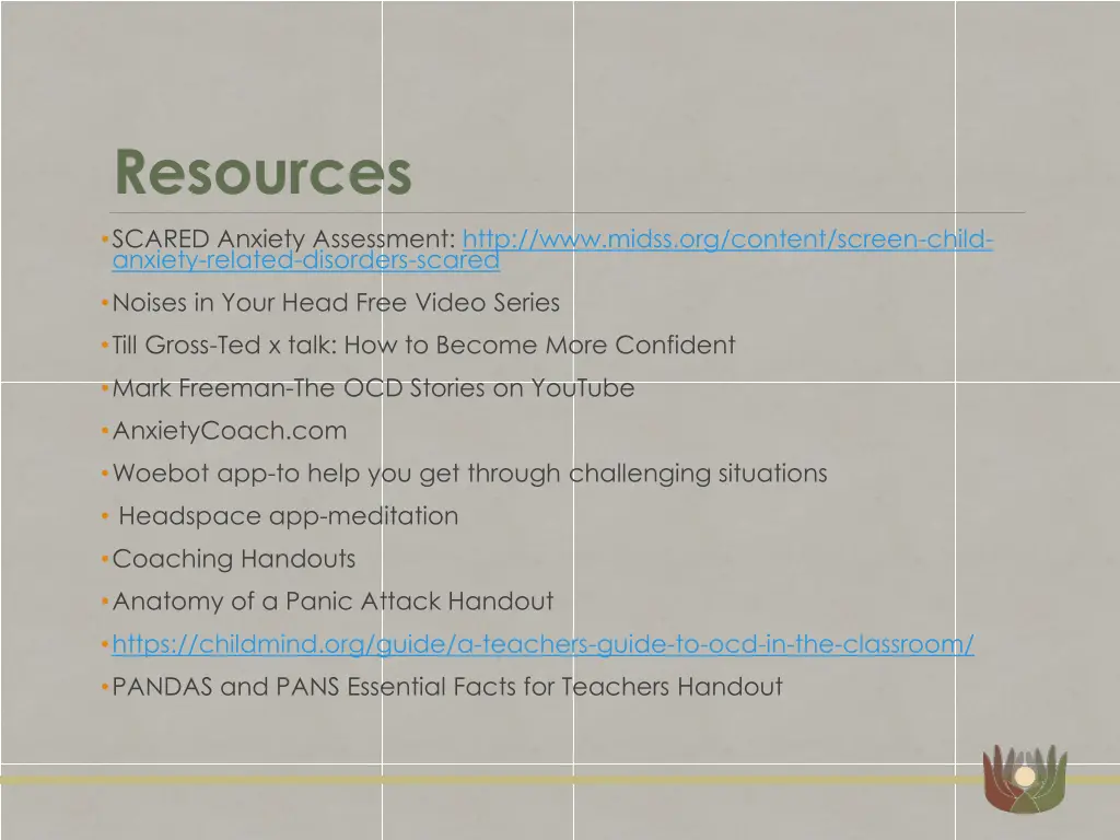 resources