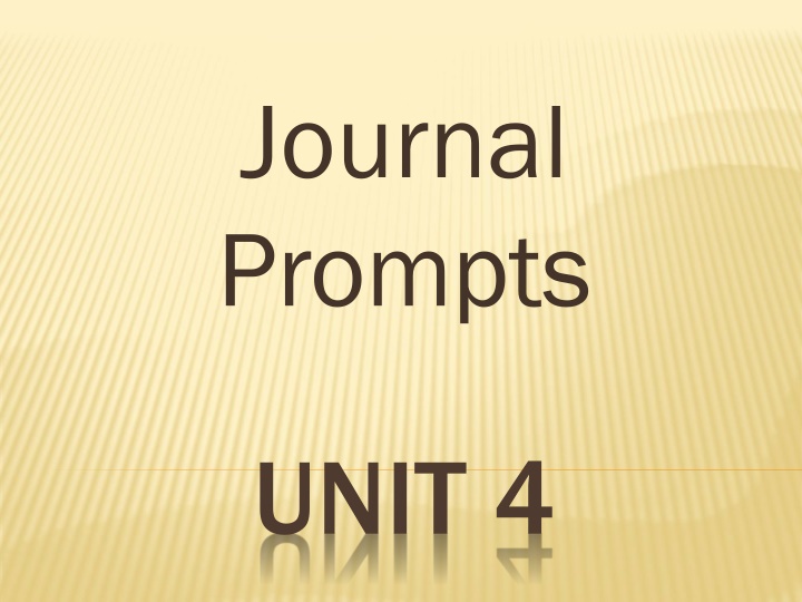 journal prompts