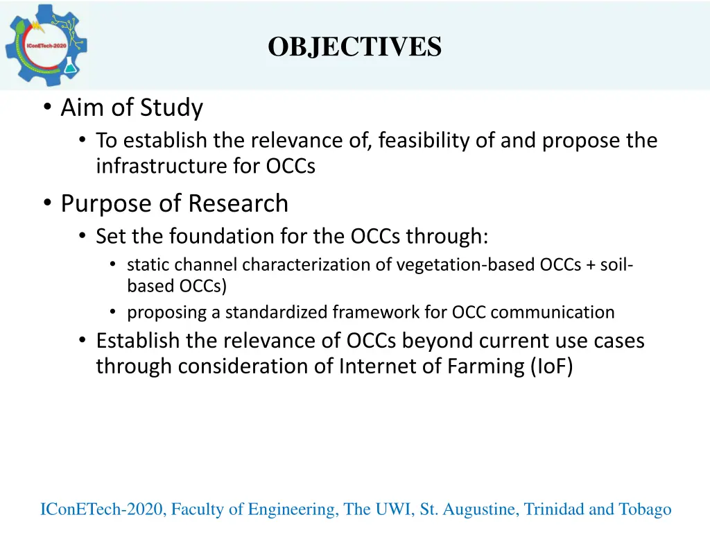 objectives