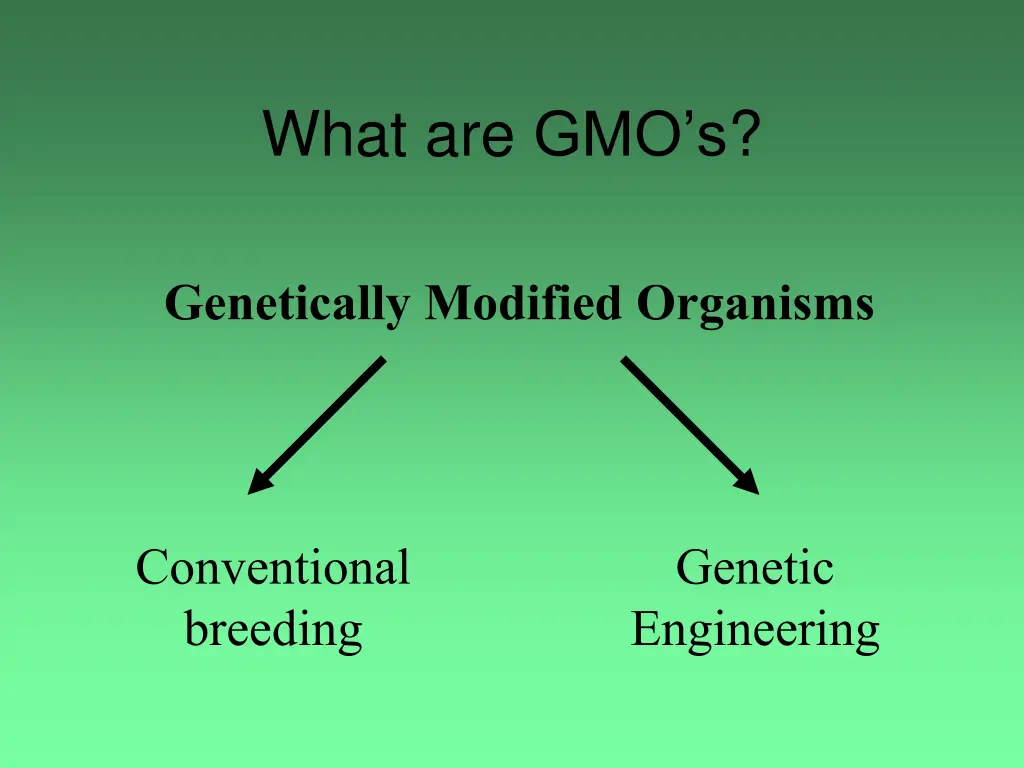 what are gmo s