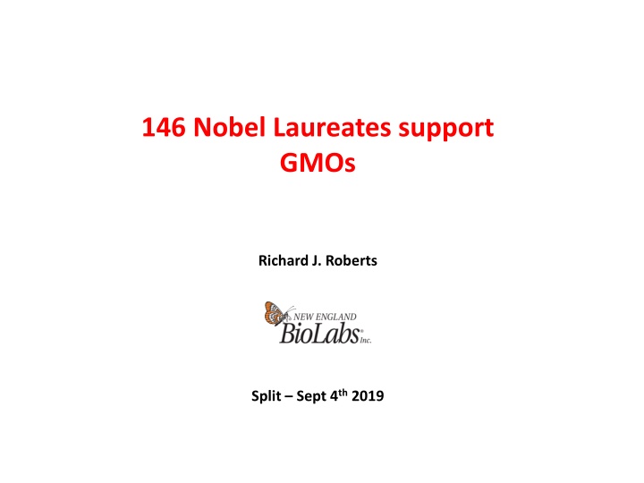 146 nobel laureates support gmos