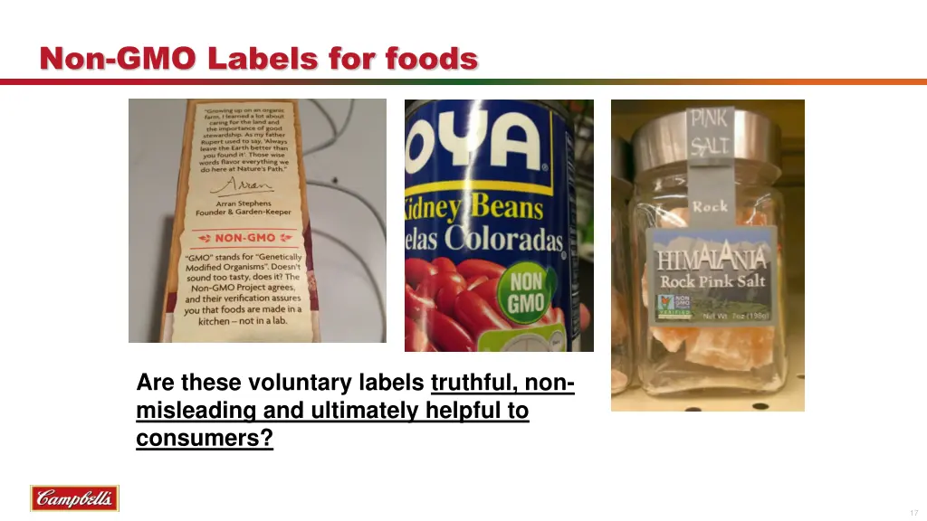 non gmo labels for foods