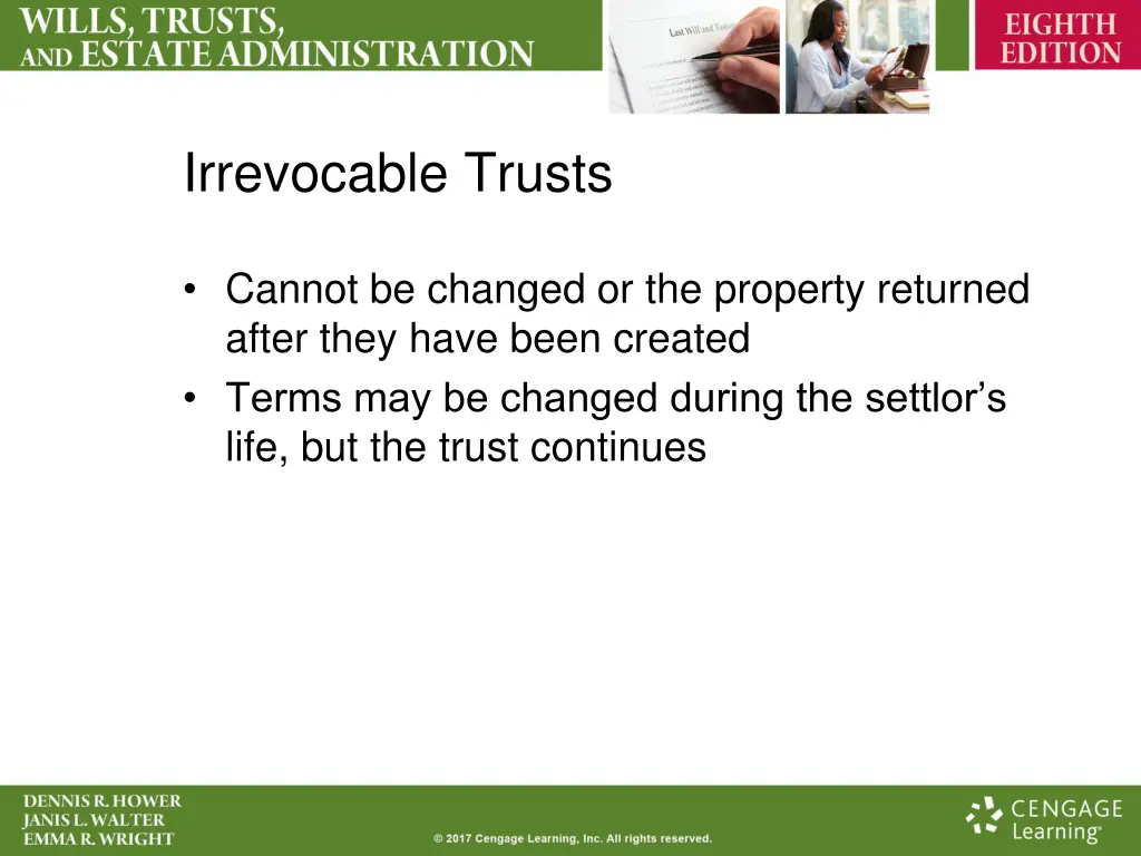 irrevocable trusts