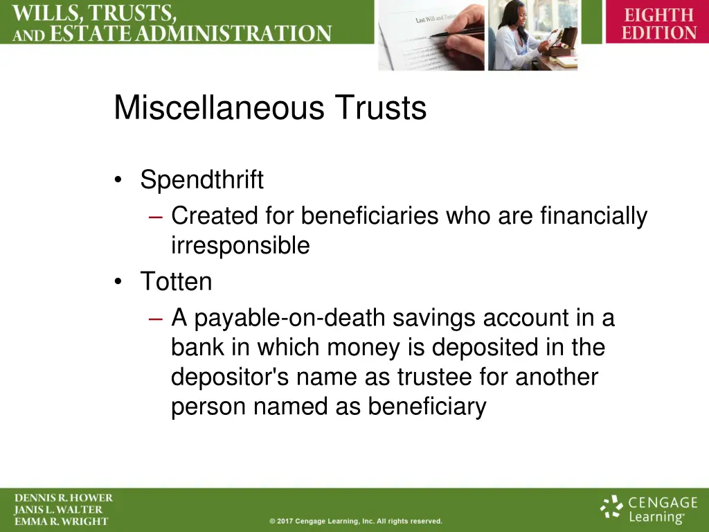 miscellaneous trusts