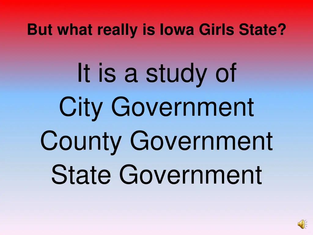 but what really is iowa girls state