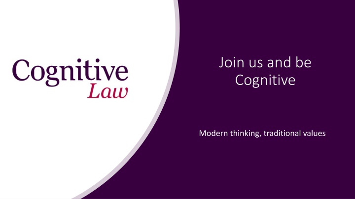 join us and be cognitive