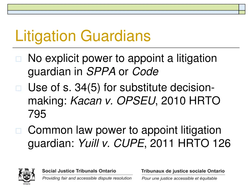 litigation guardians