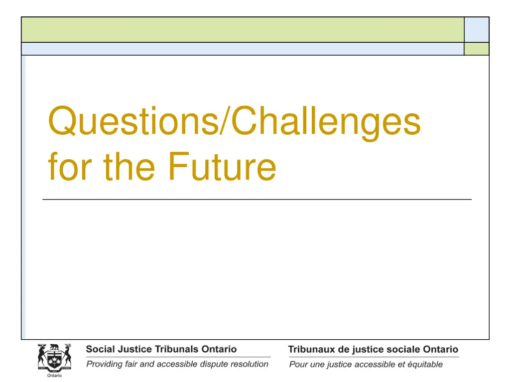 questions challenges for the future