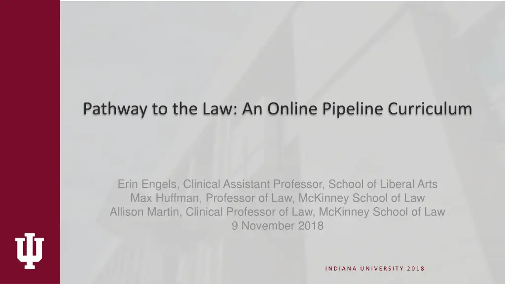 pathway to the law an online pipeline curriculum 1