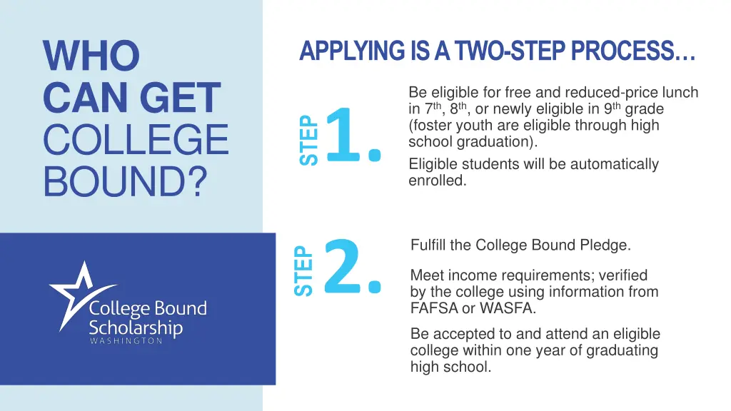 who can get college bound