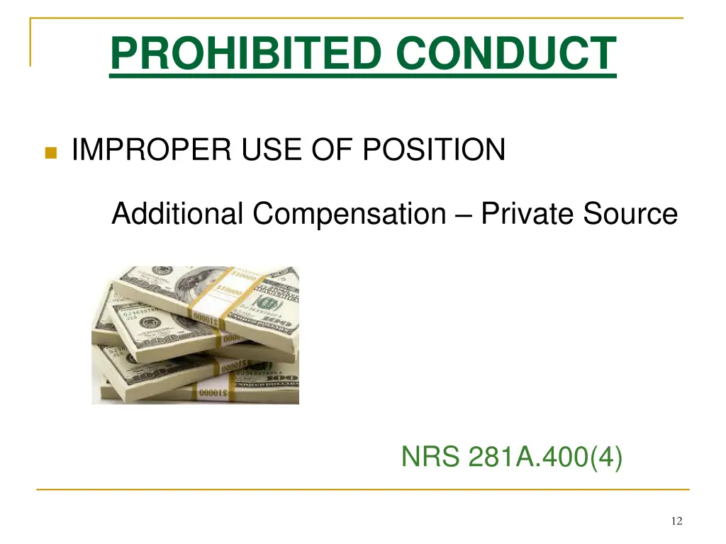 prohibited conduct 4