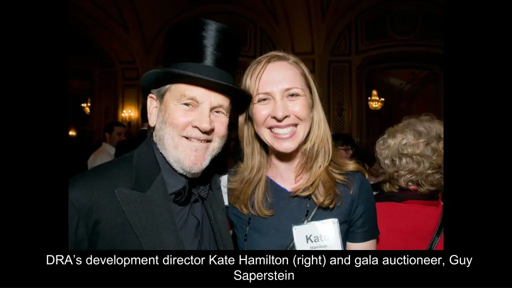 dra s development director kate hamilton right