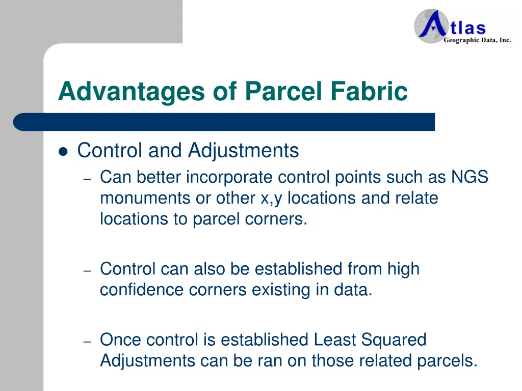 advantages of parcel fabric 5