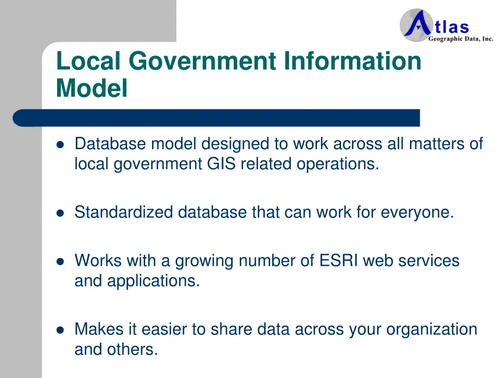 local government information model