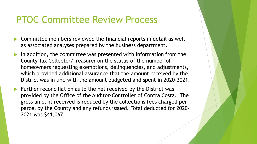 ptoc committee review process 1