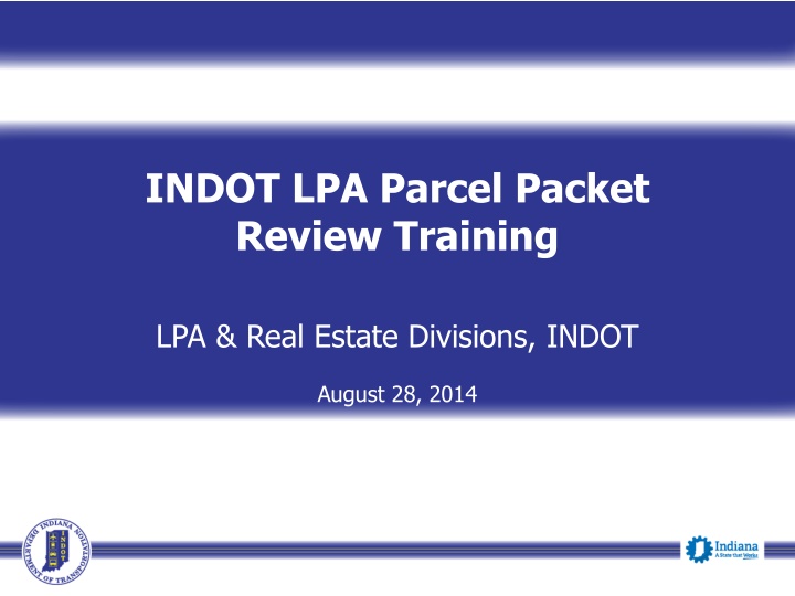 indot lpa parcel packet review training