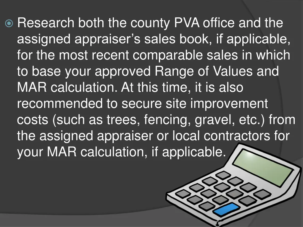 research both the county pva office