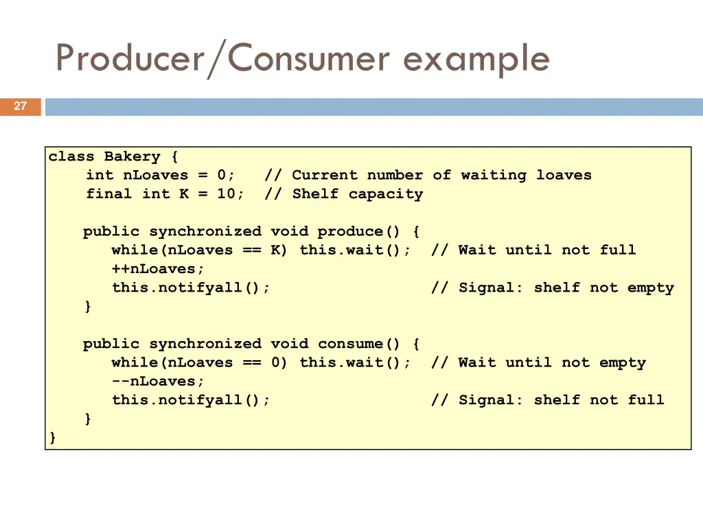 producer consumer example 1