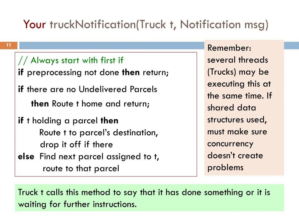 your trucknotification truck t notification msg