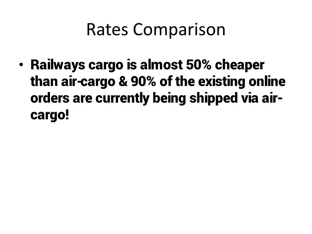 rates comparison