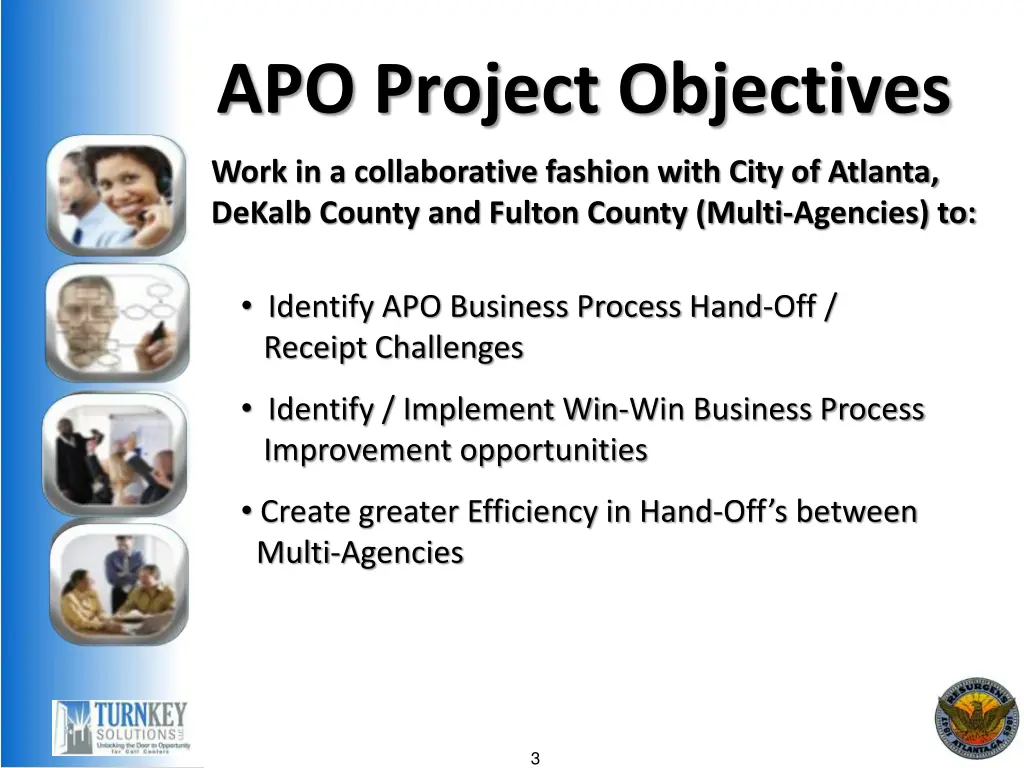 apo project objectives