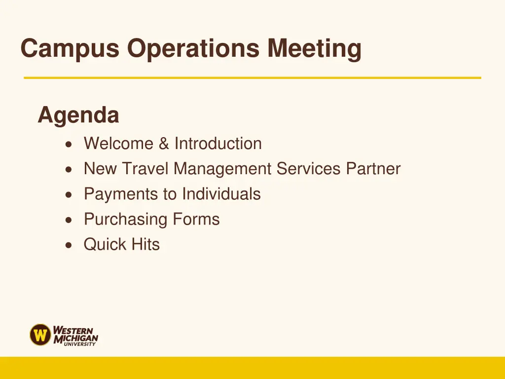 campus operations meeting 1