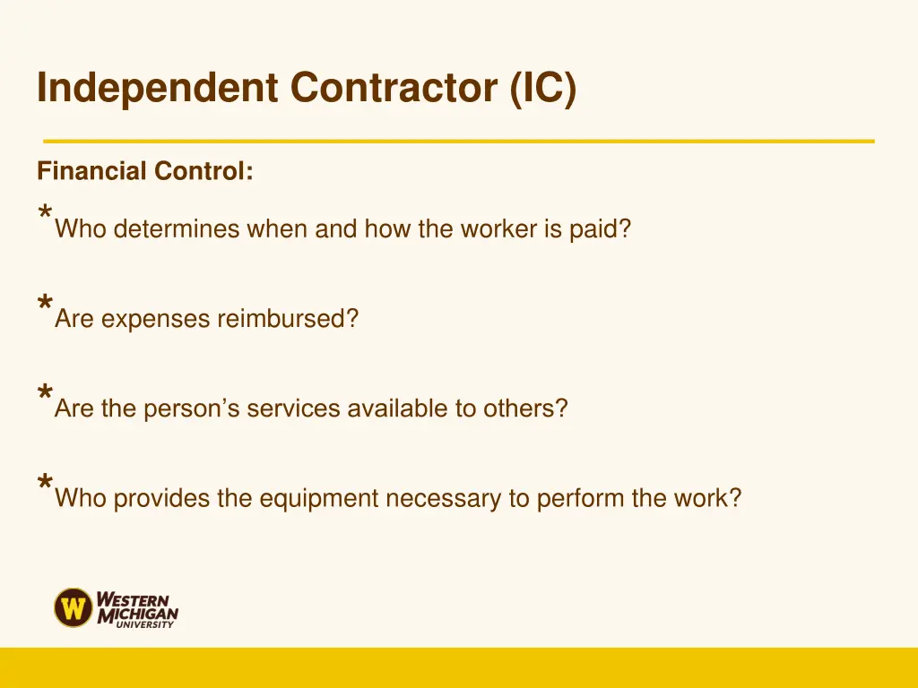 independent contractor ic 3