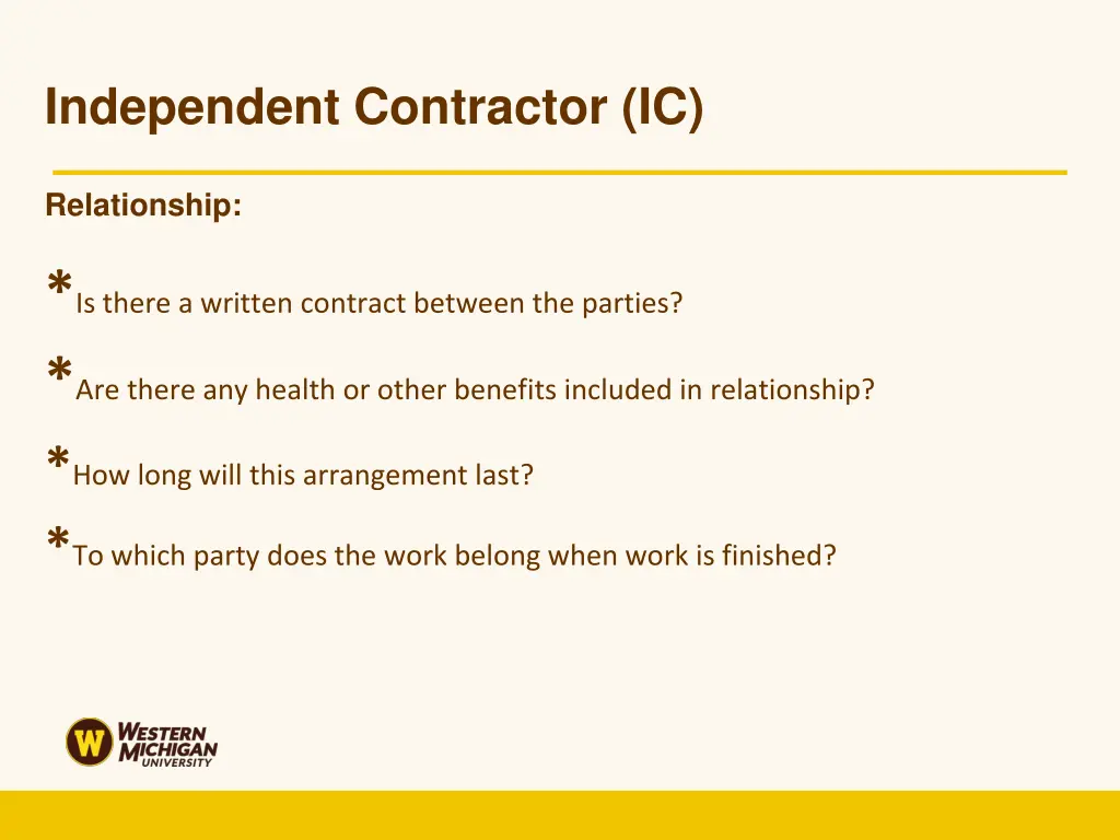 independent contractor ic 4