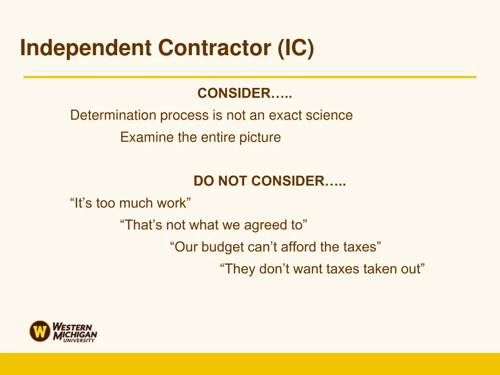 independent contractor ic 5