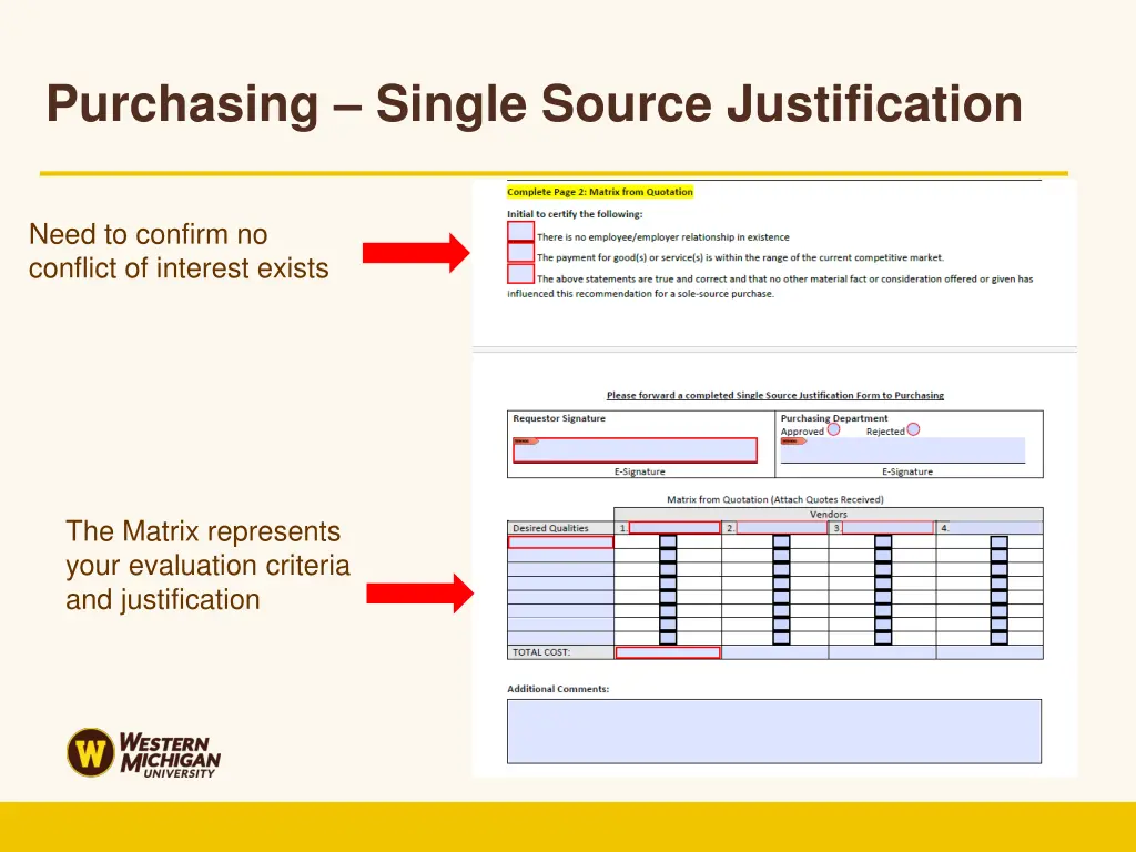 purchasing single source justification 1