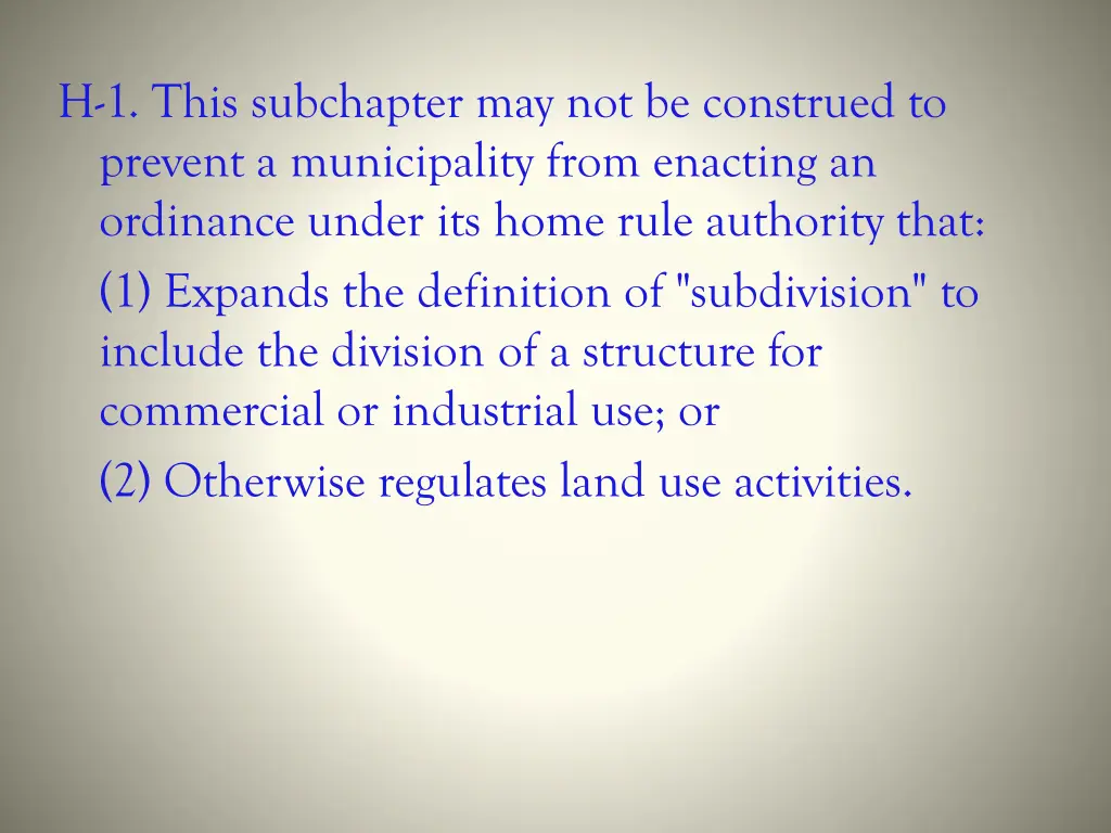 h 1 this subchapter may not be construed