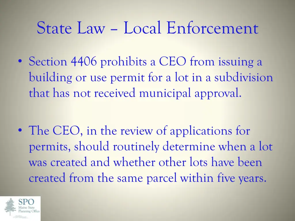 state law local enforcement