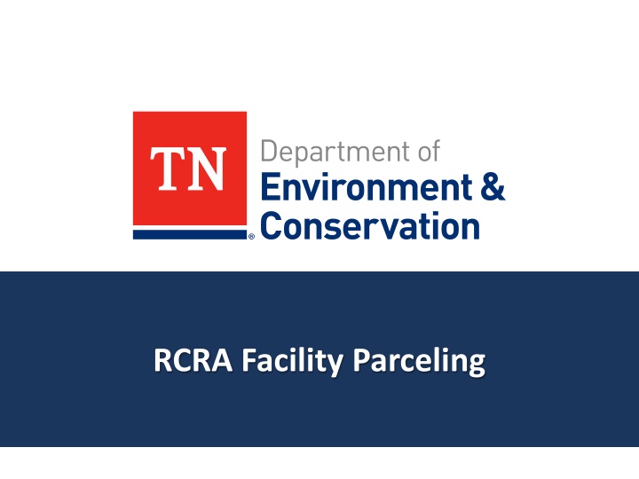 rcra facility parceling