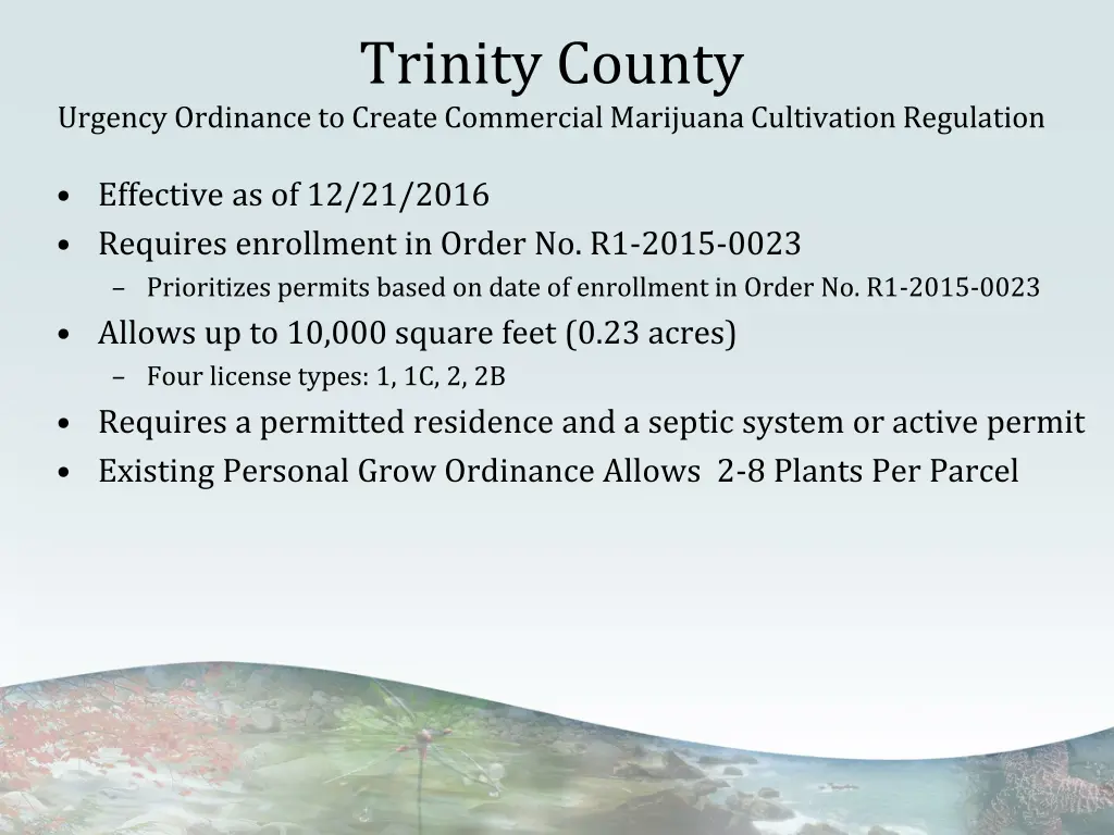 trinity county