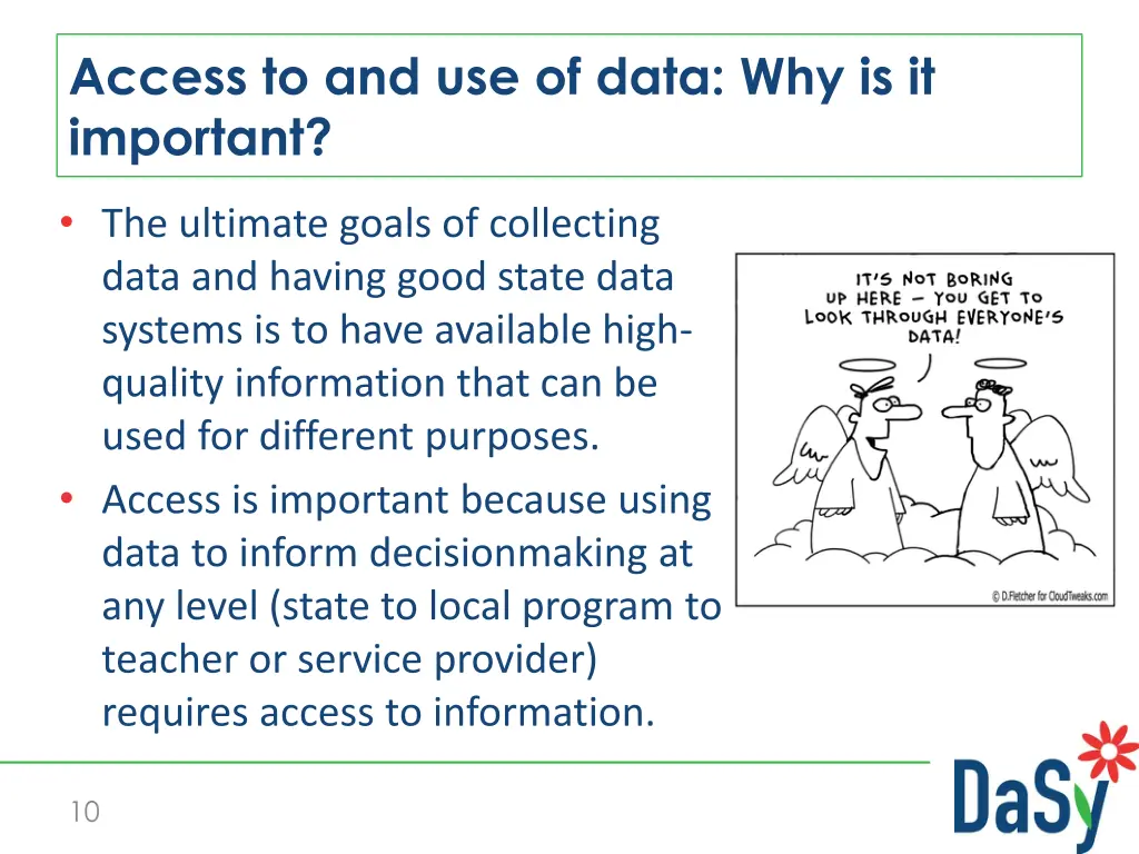 access to and use of data why is it important