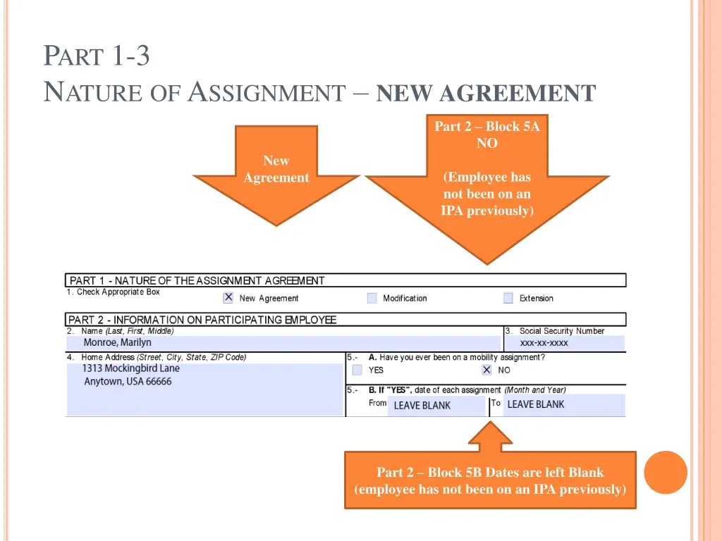 p art 1 3 n ature of a ssignment new agreement