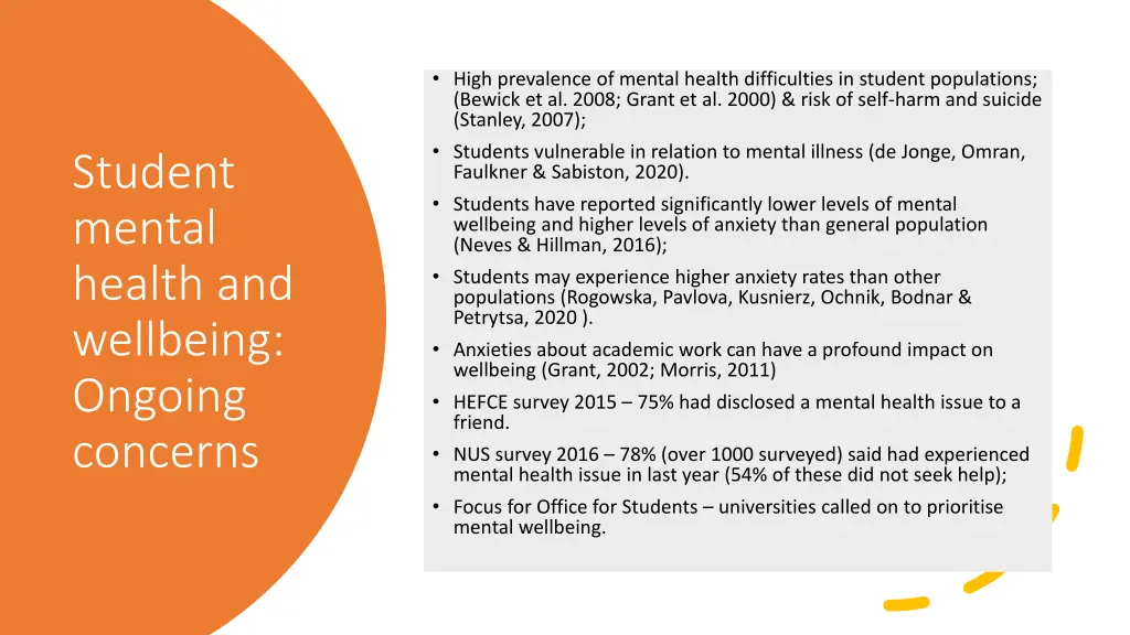 high prevalence of mental health difficulties