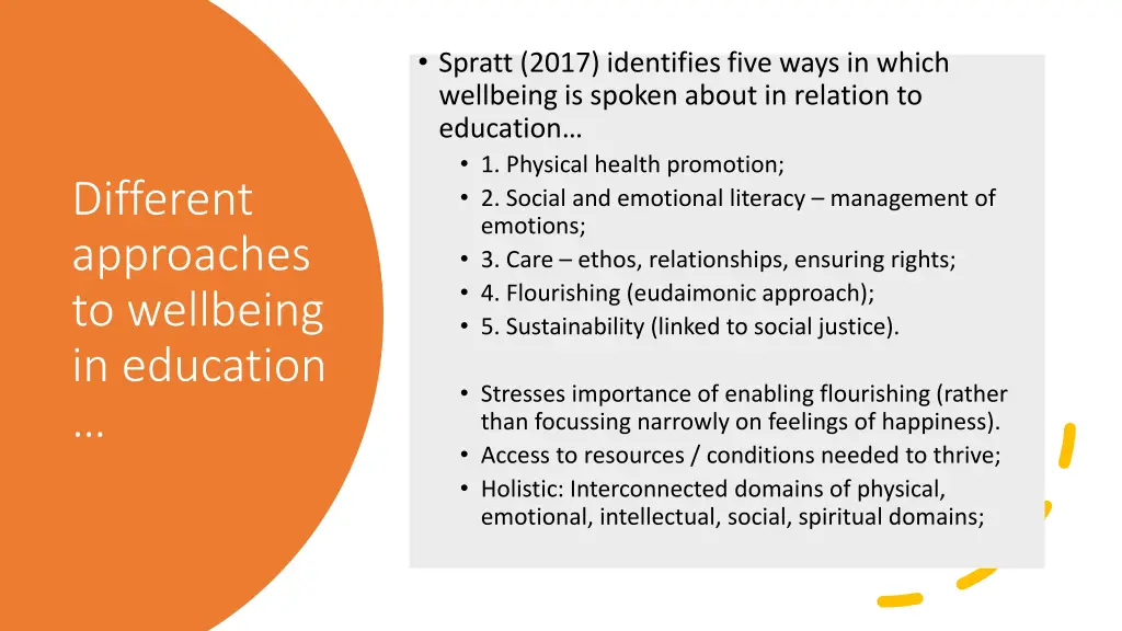 spratt 2017 identifies five ways in which