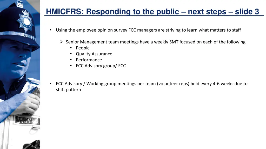 hmicfrs responding to the public next steps slide